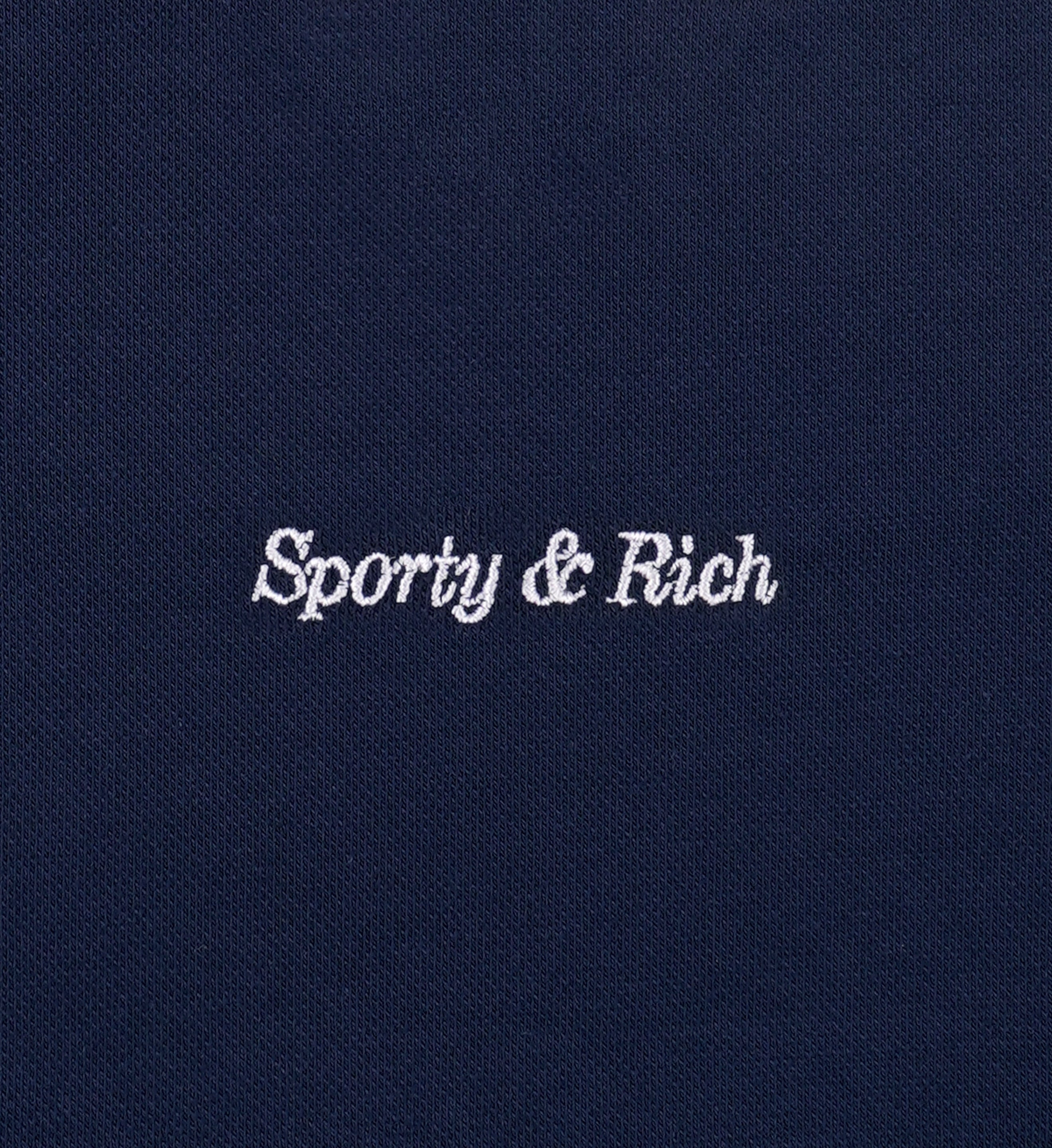 Eden Crest Embroidered Pique Polo - Navy/White