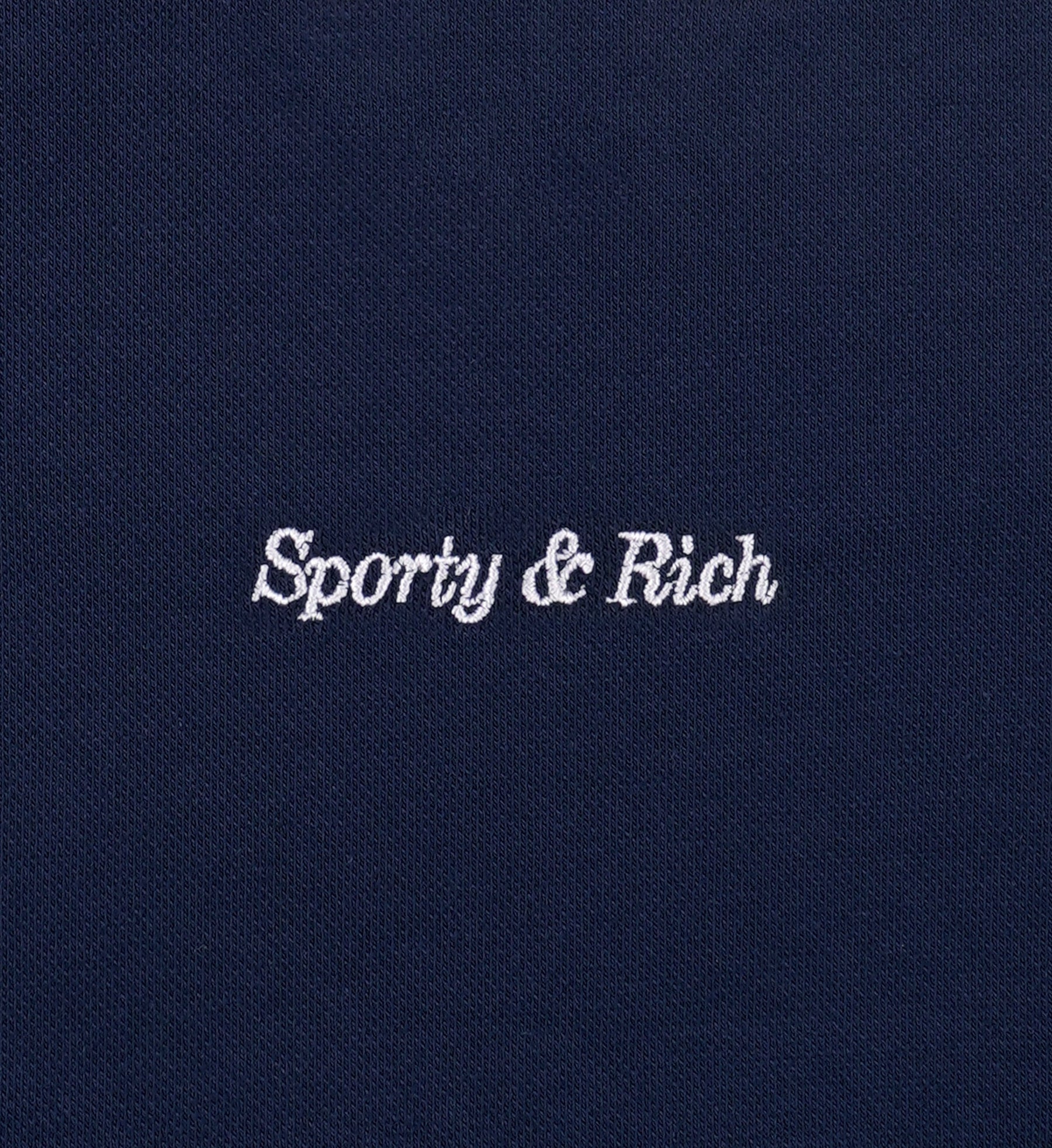 Eden Crest Embroidered Pique Polo - Navy/White