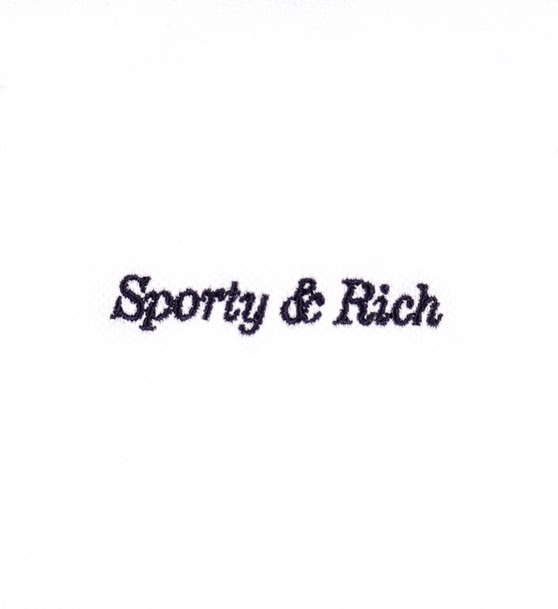 Eden Crest Embroidered Pique Polo - White/Navy