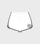 Eden Crest Embroidered Pique Short - White/Navy