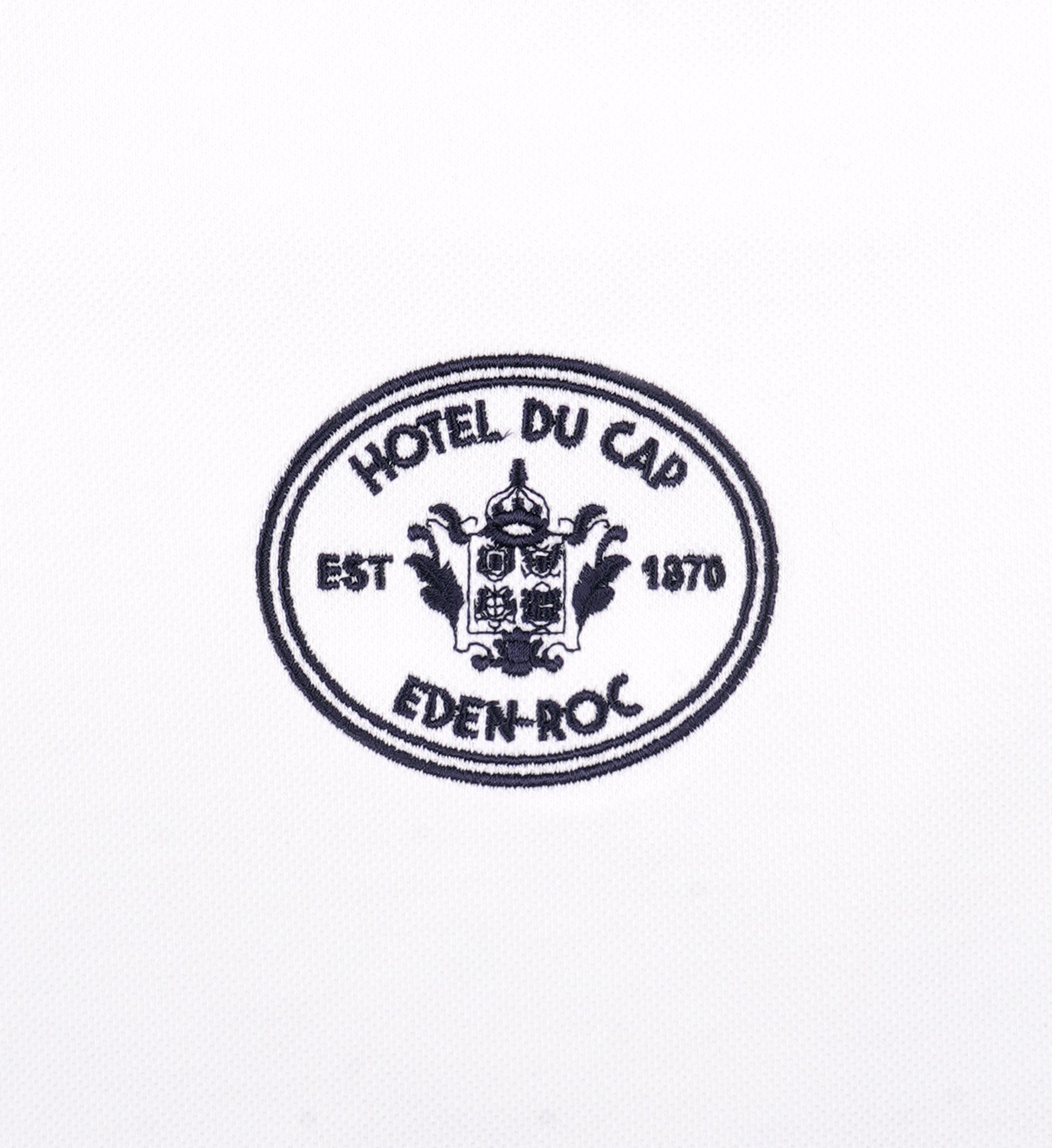 Eden Crest Embroidered Pique Short - White/Navy