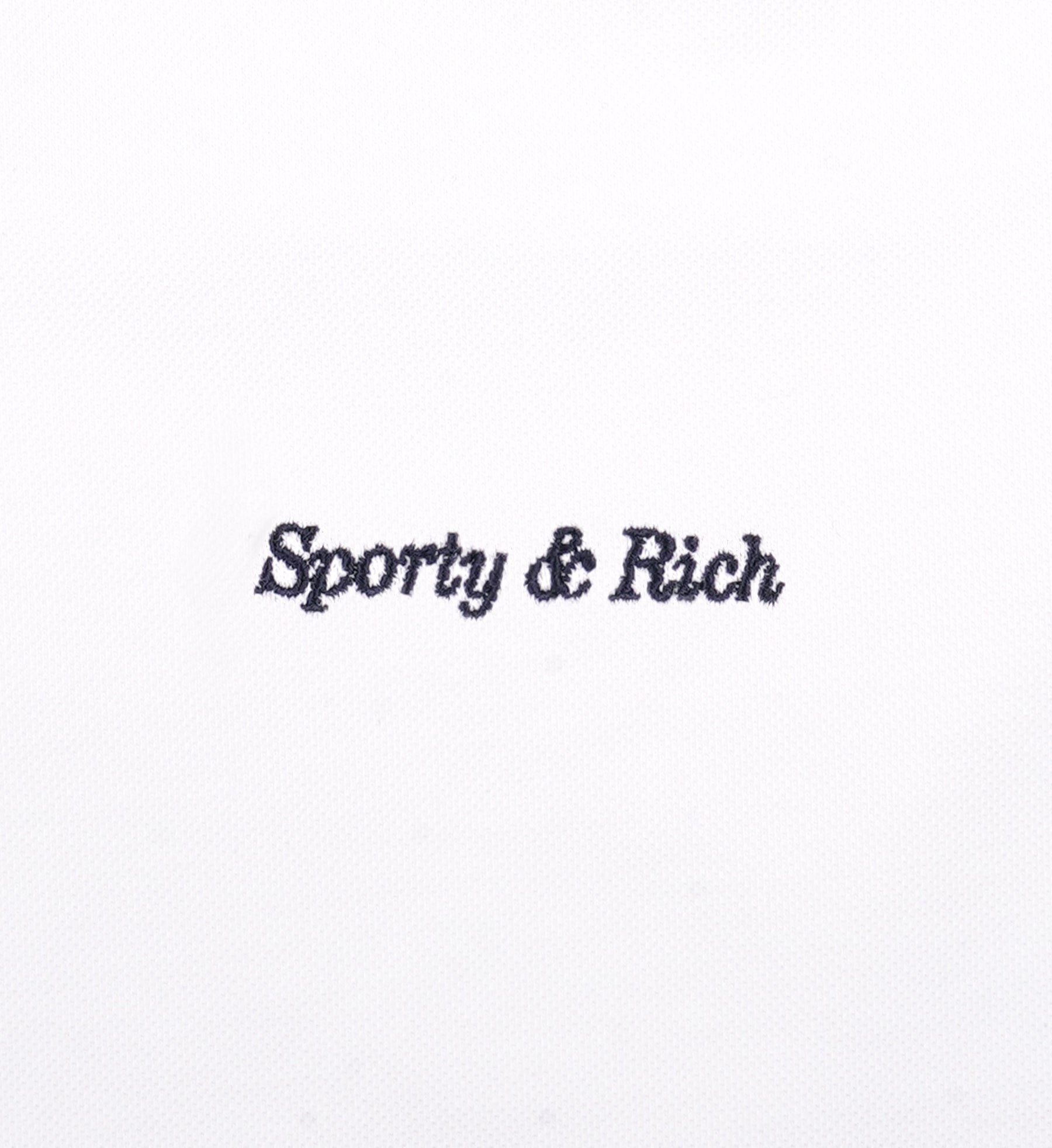 Eden Crest Embroidered Pique Tank - White/Navy