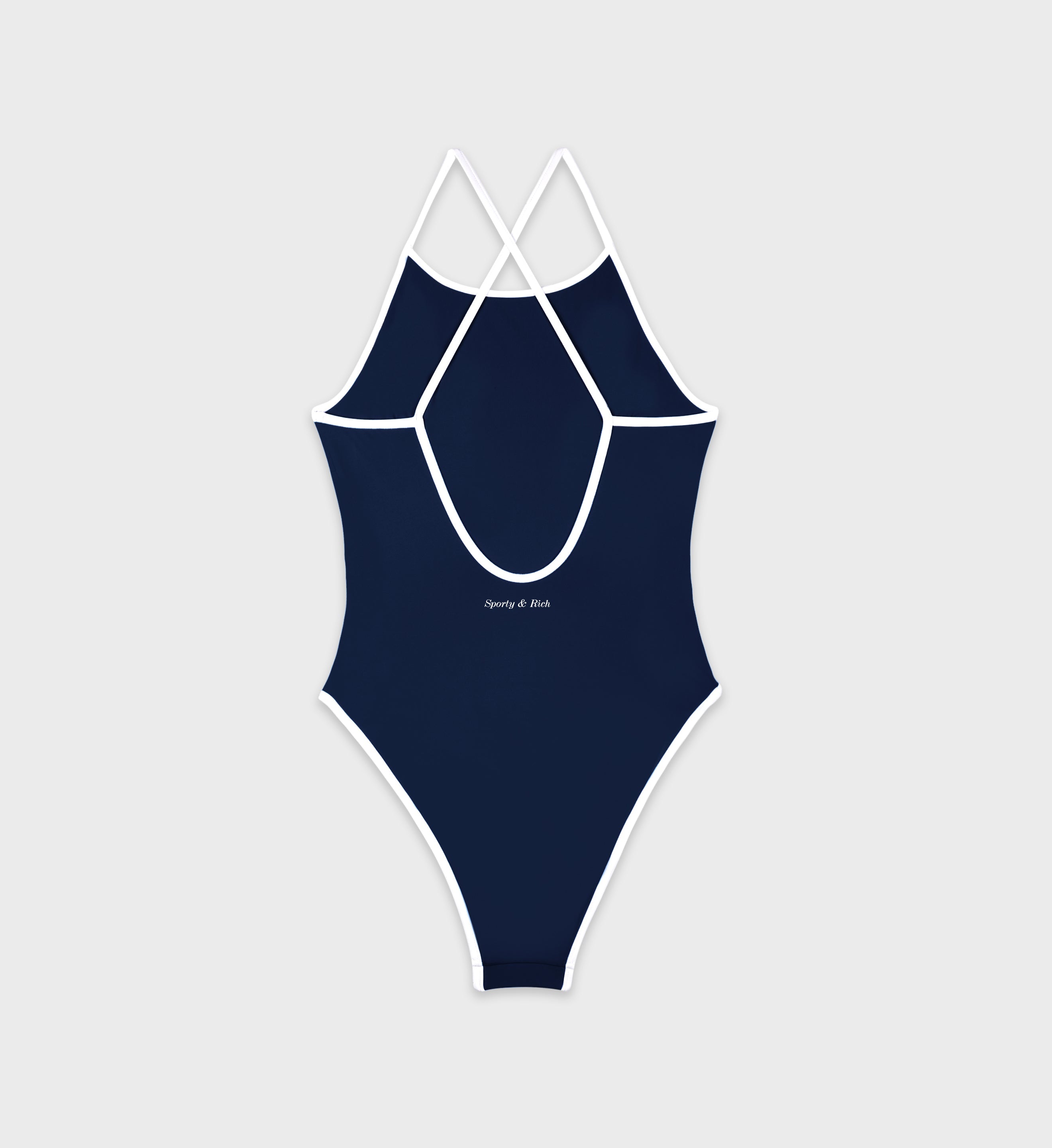 Eden Crest One Piece Swimsuit - Navy/White