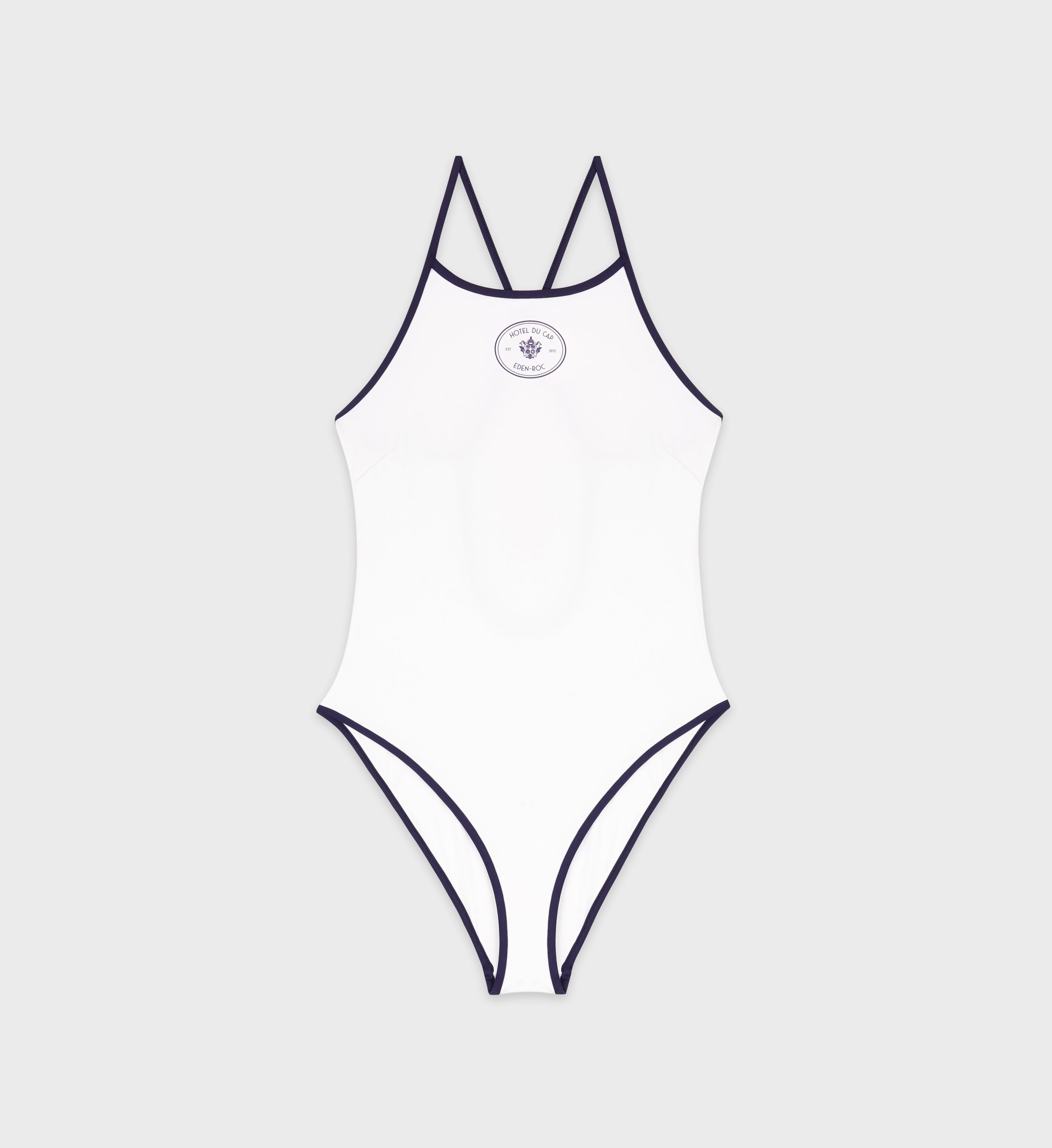 Eden Crest One Piece Swimsuit - White/Navy