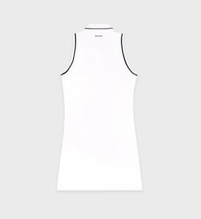 Eden Crest Pique Polo Dress - White/Navy