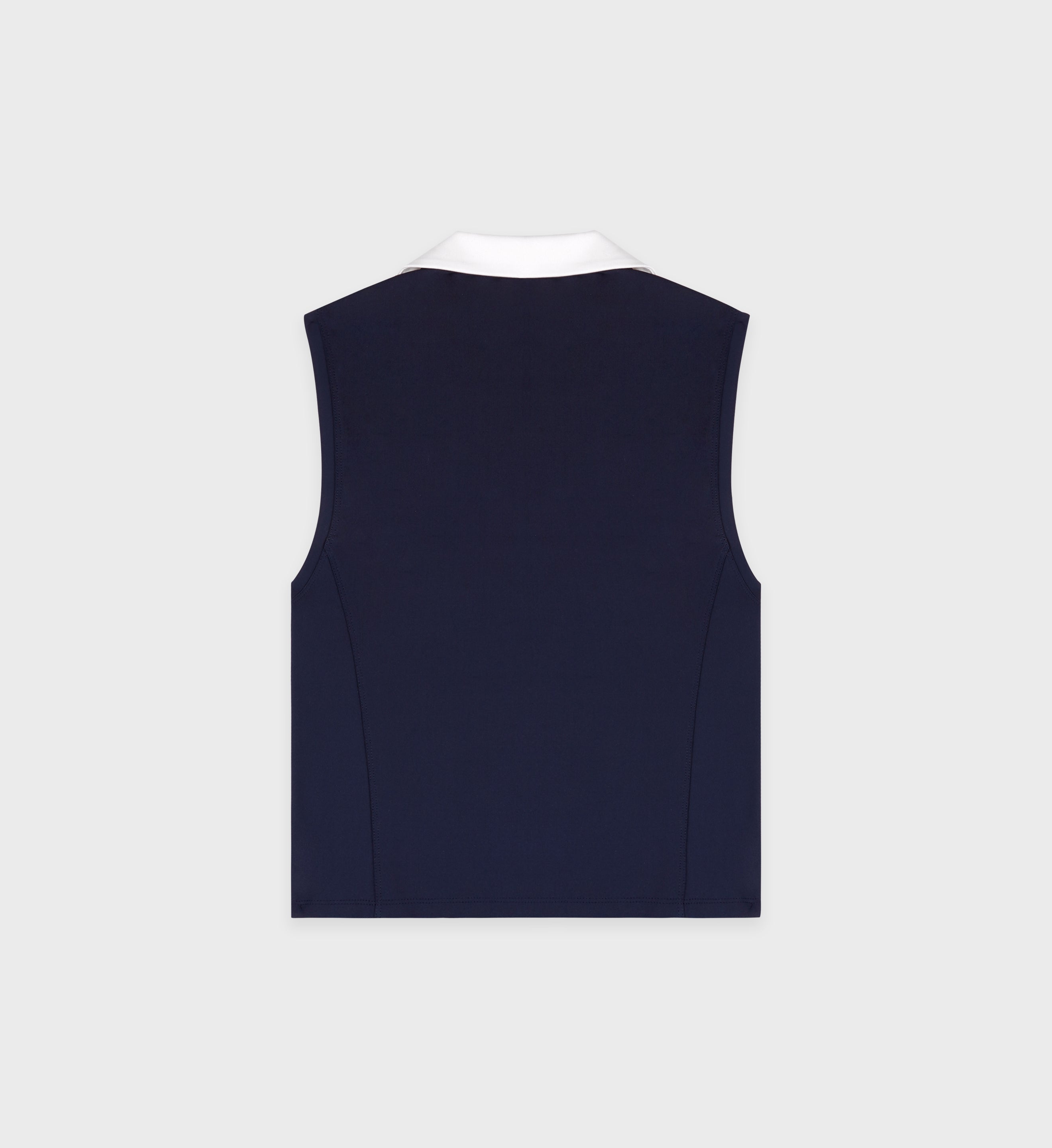 Eden Crest Sports Polo Vest - Navy/White