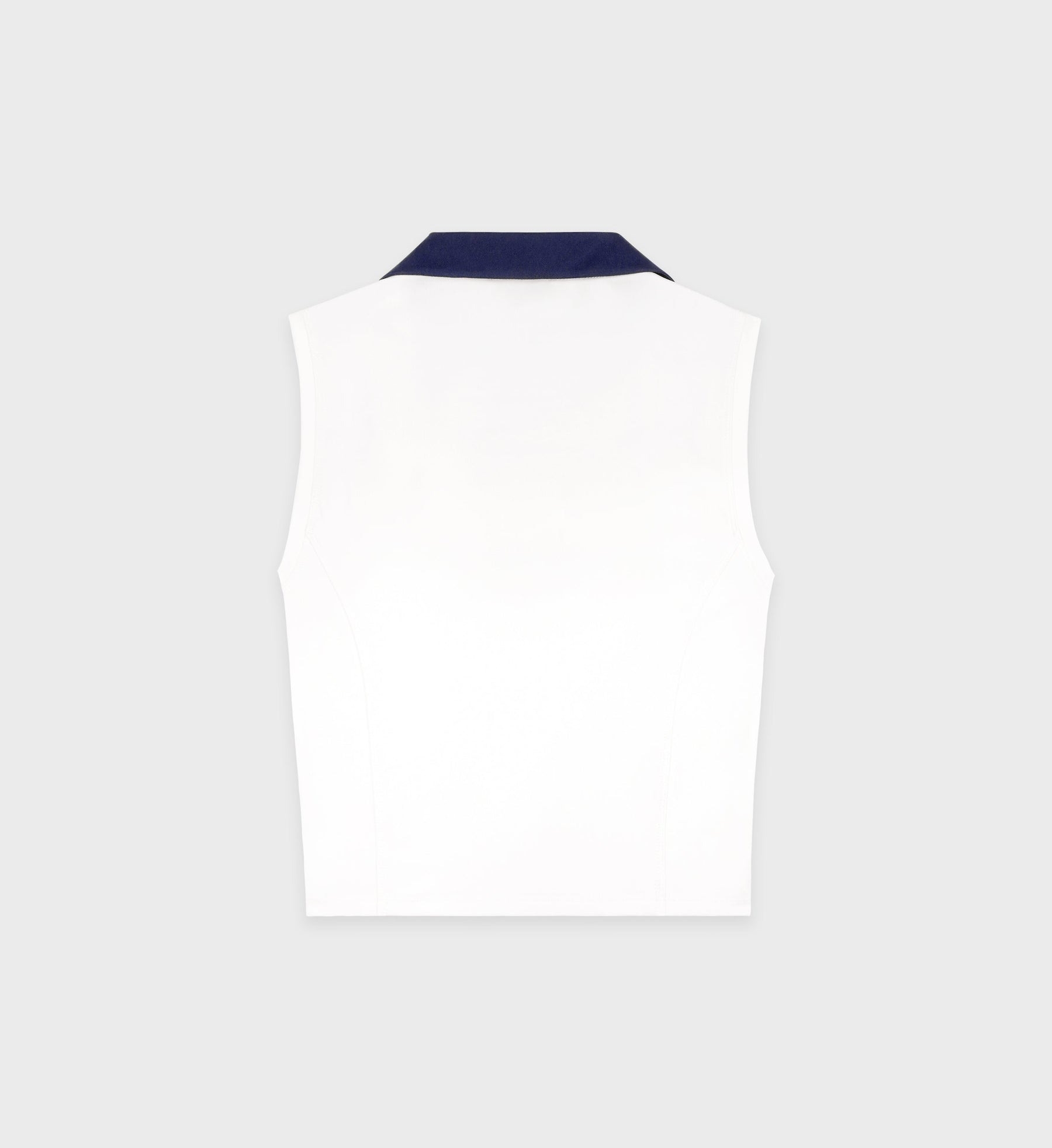 Eden Crest Sports Polo Vest - White/Navy