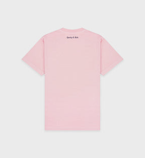 Eden Crest T-Shirt - Pink Dolphin/Navy