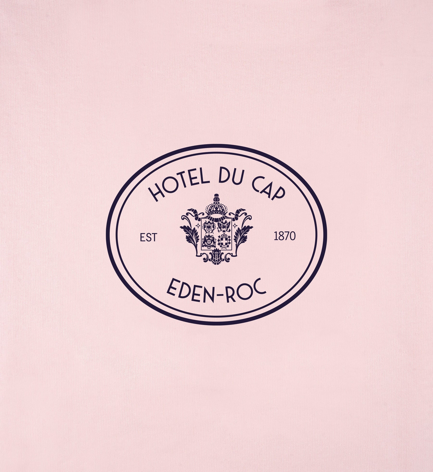 Eden Crest T-Shirt - Pink Dolphin/Navy