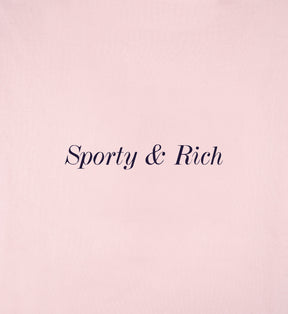 Eden Crest T-Shirt - Pink Dolphin/Navy
