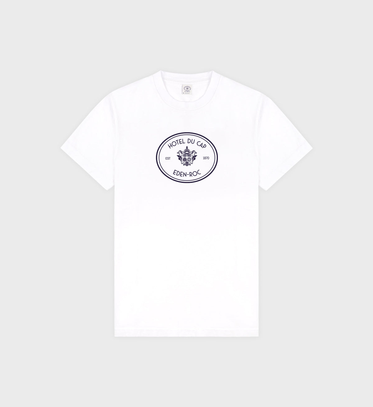 Eden Crest T-Shirt - White/Navy