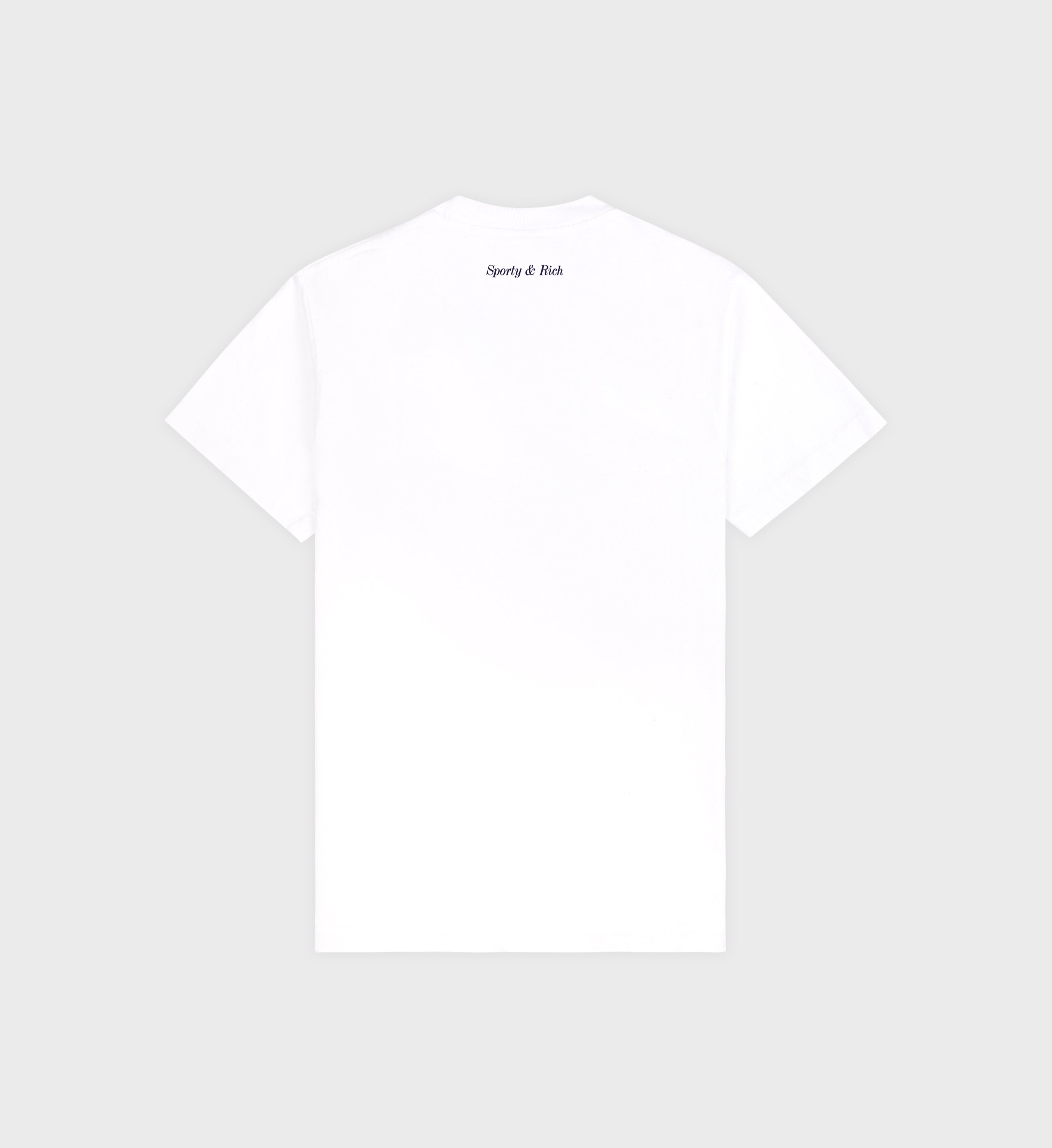 Eden Crest T-Shirt - White/Navy