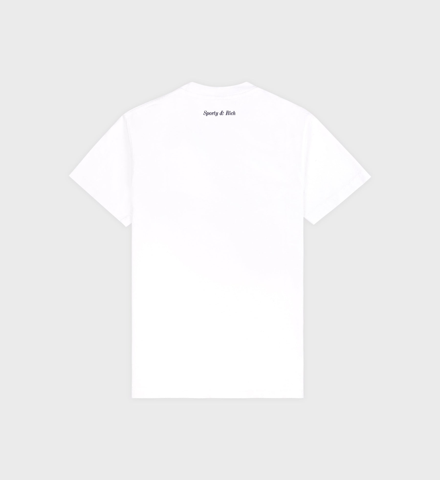 Eden Crest T-Shirt - White/Navy