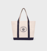 Eden Crest Two Tone Tote - Natural/Navy