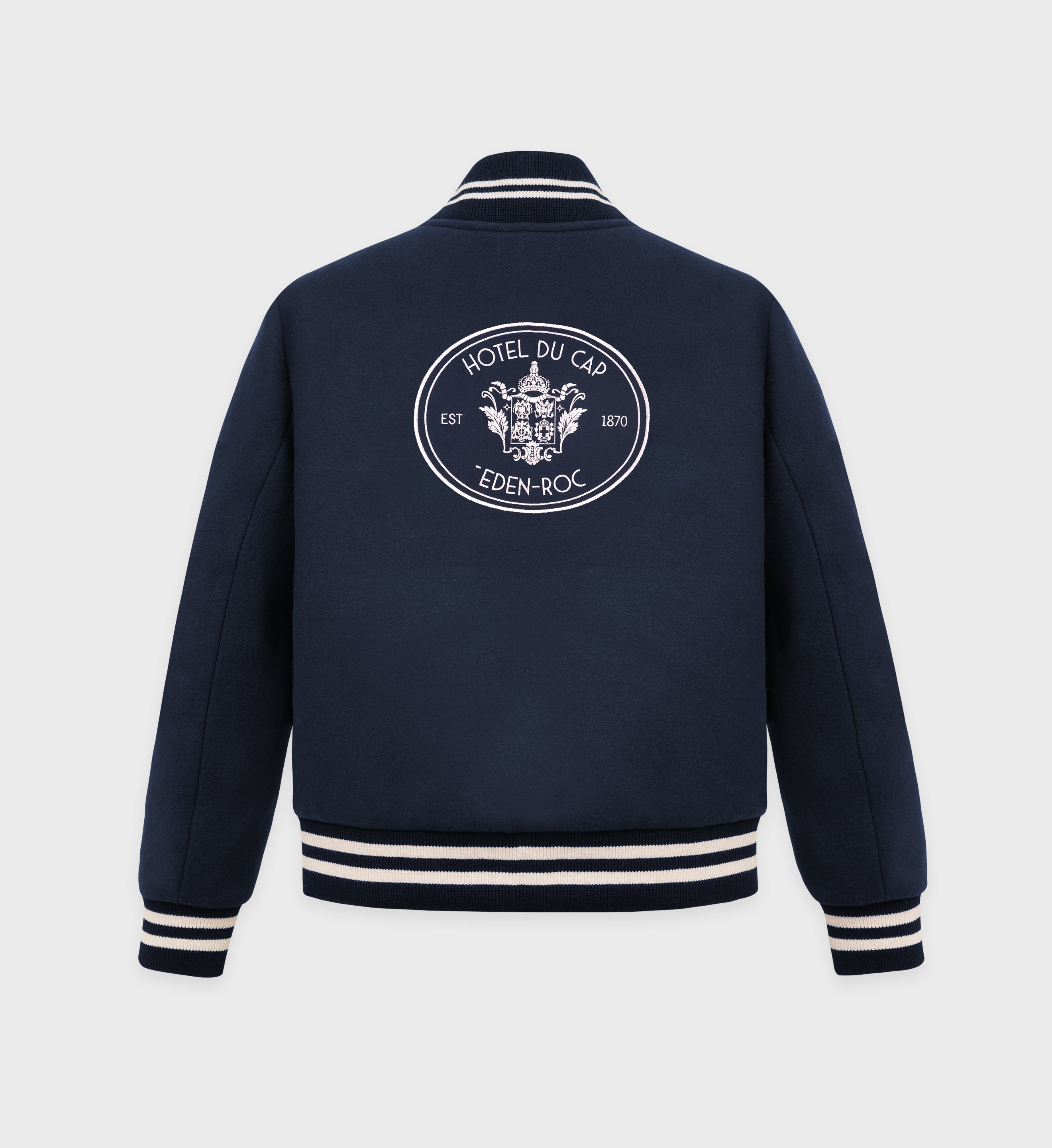Eden Crest Varsity Jacket Women - Navy/White