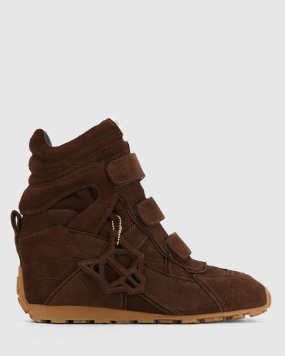 Element Brown Croc Suede