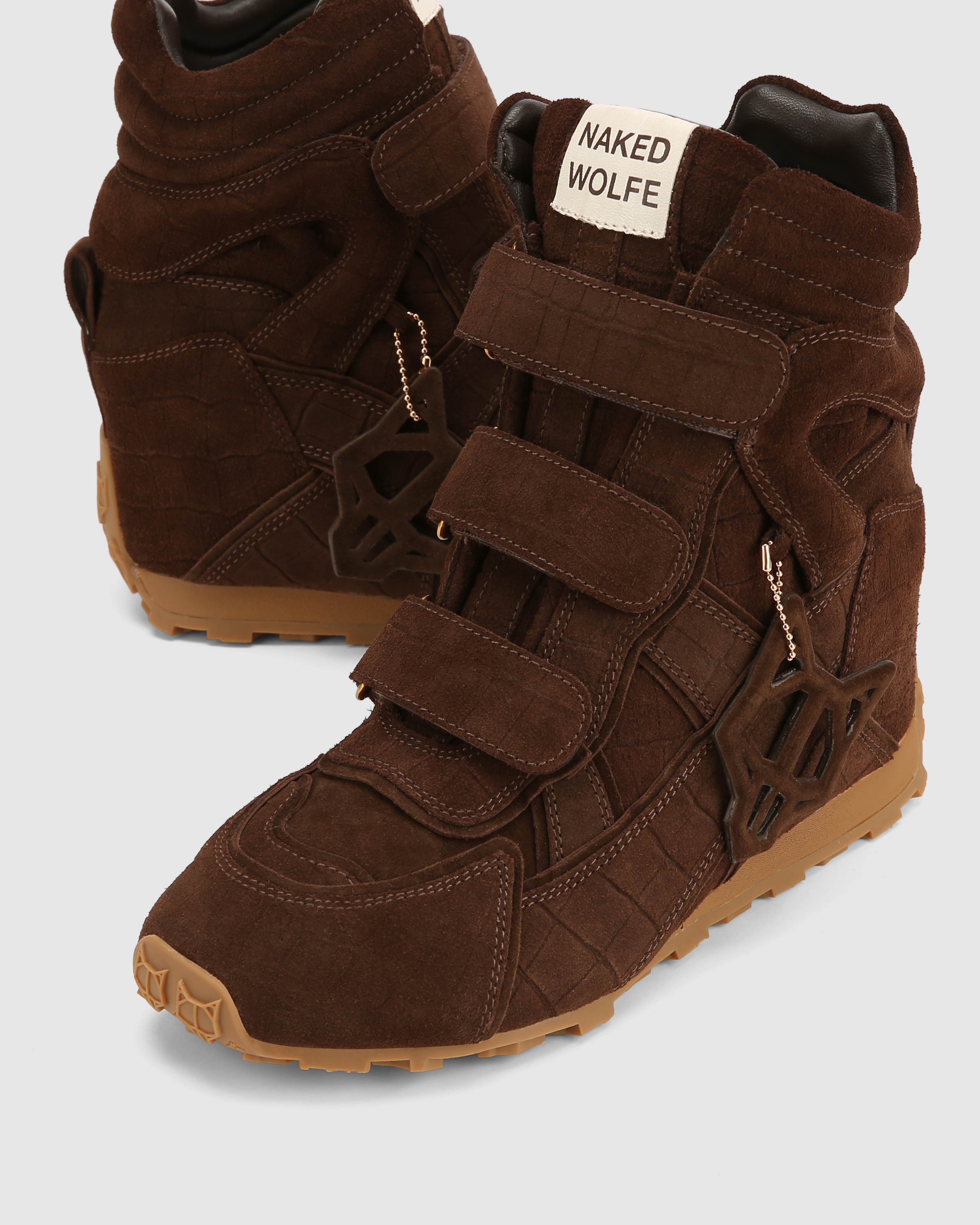 Element Brown Croc Suede