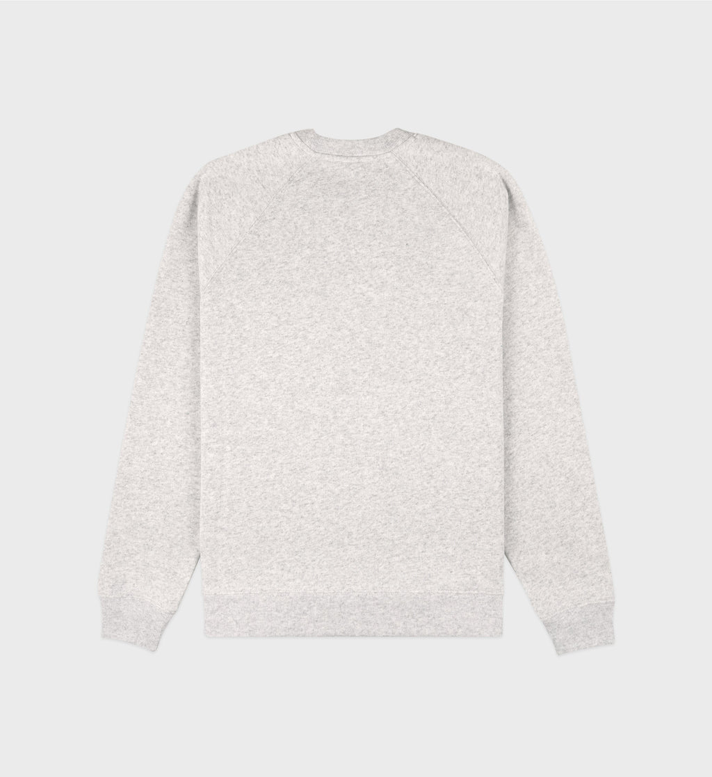 California Emblem Soft Crewneck - Heather Gray/Navy