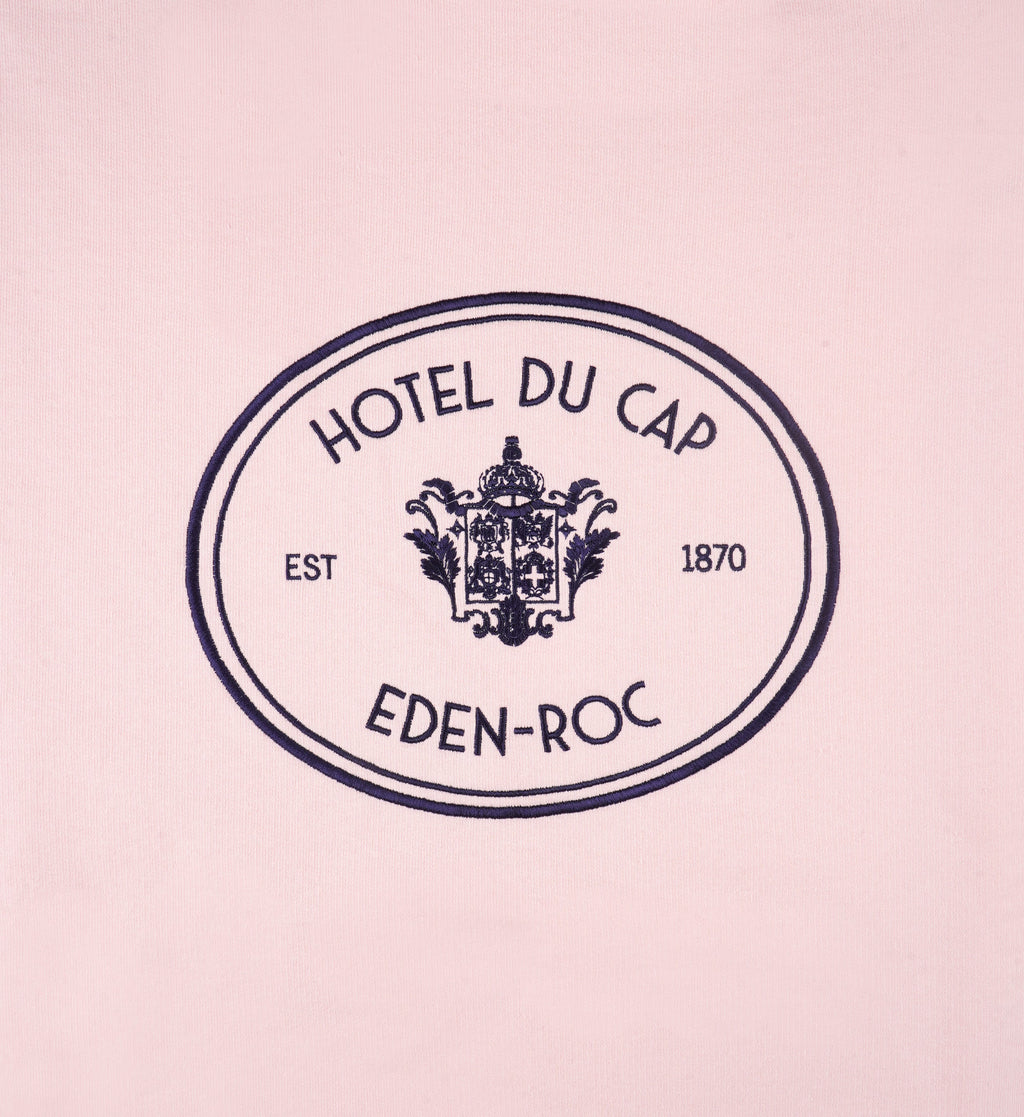 Eden Crest Crewneck - Pink Dolphin/Navy