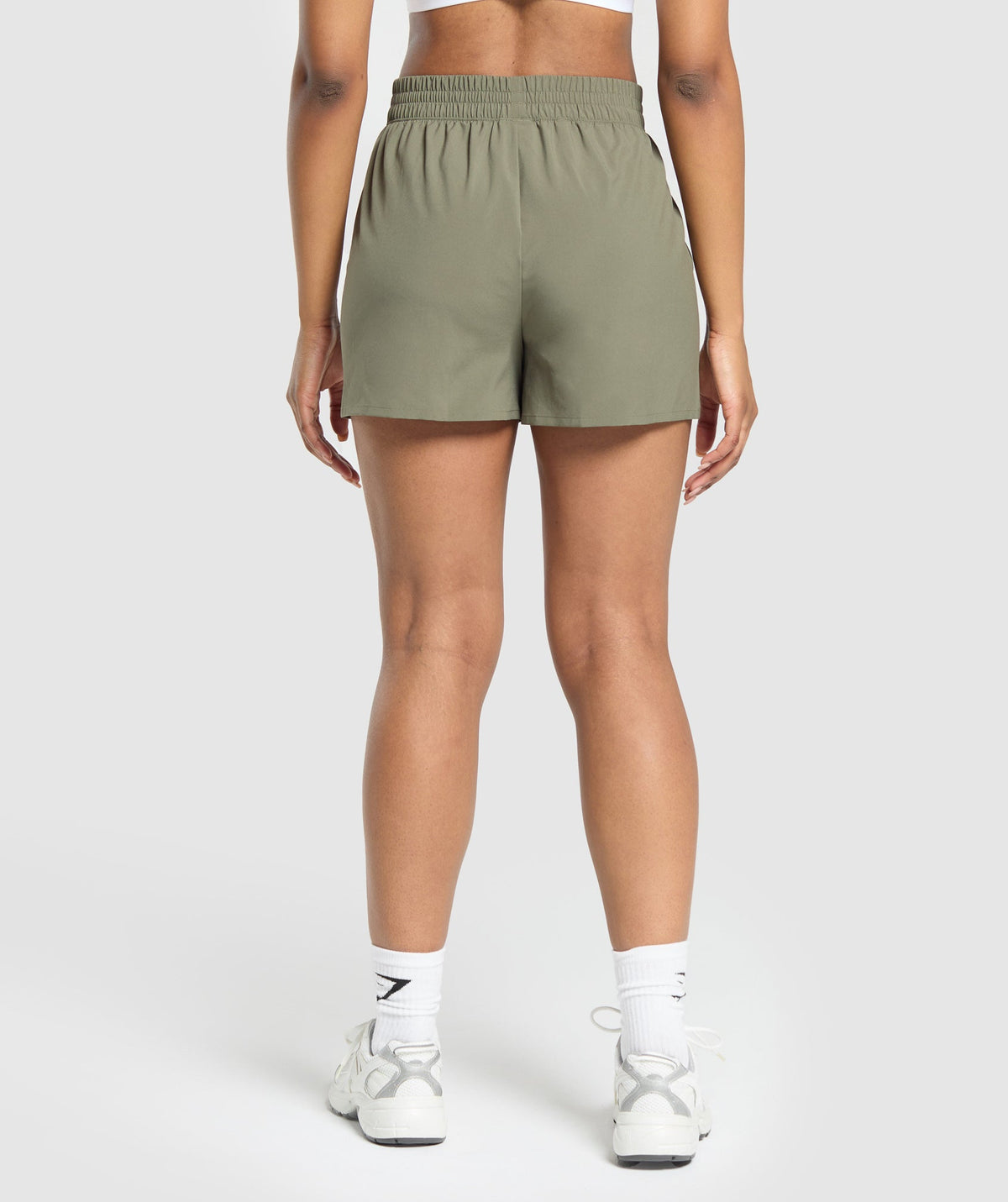 Gymshark Pintuck Shorts - Base Green