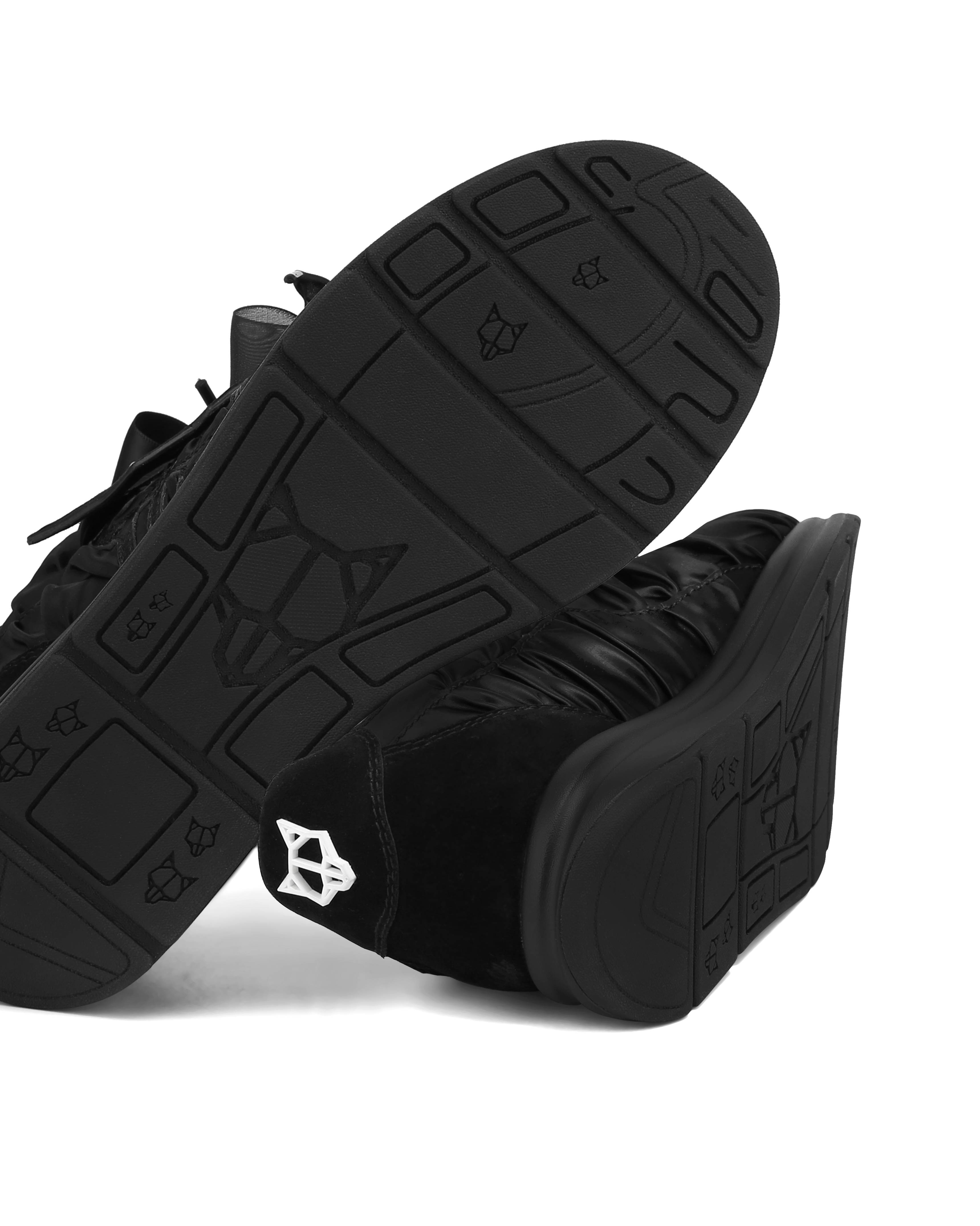 Expensed Black Satin