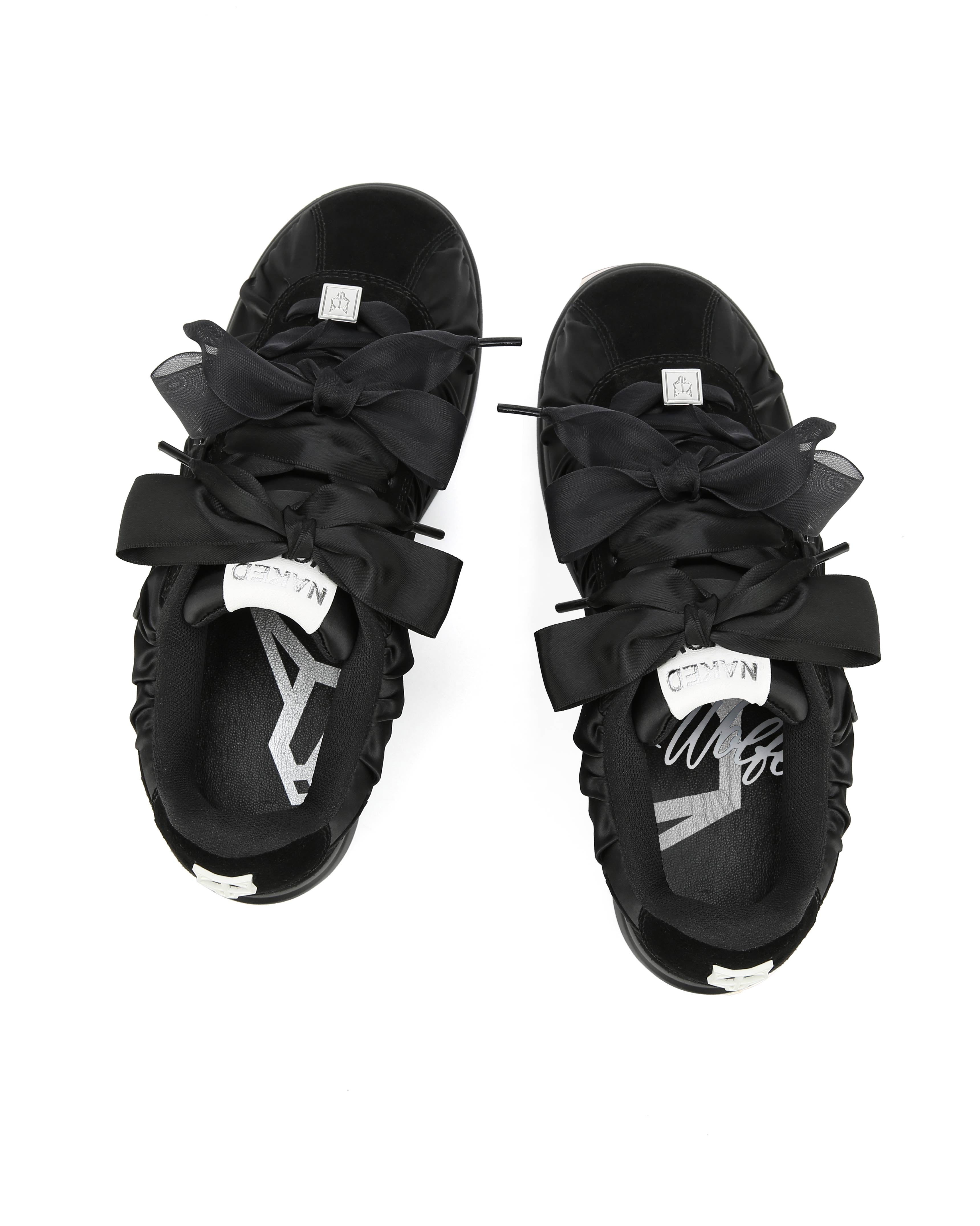 Expensed Black Satin