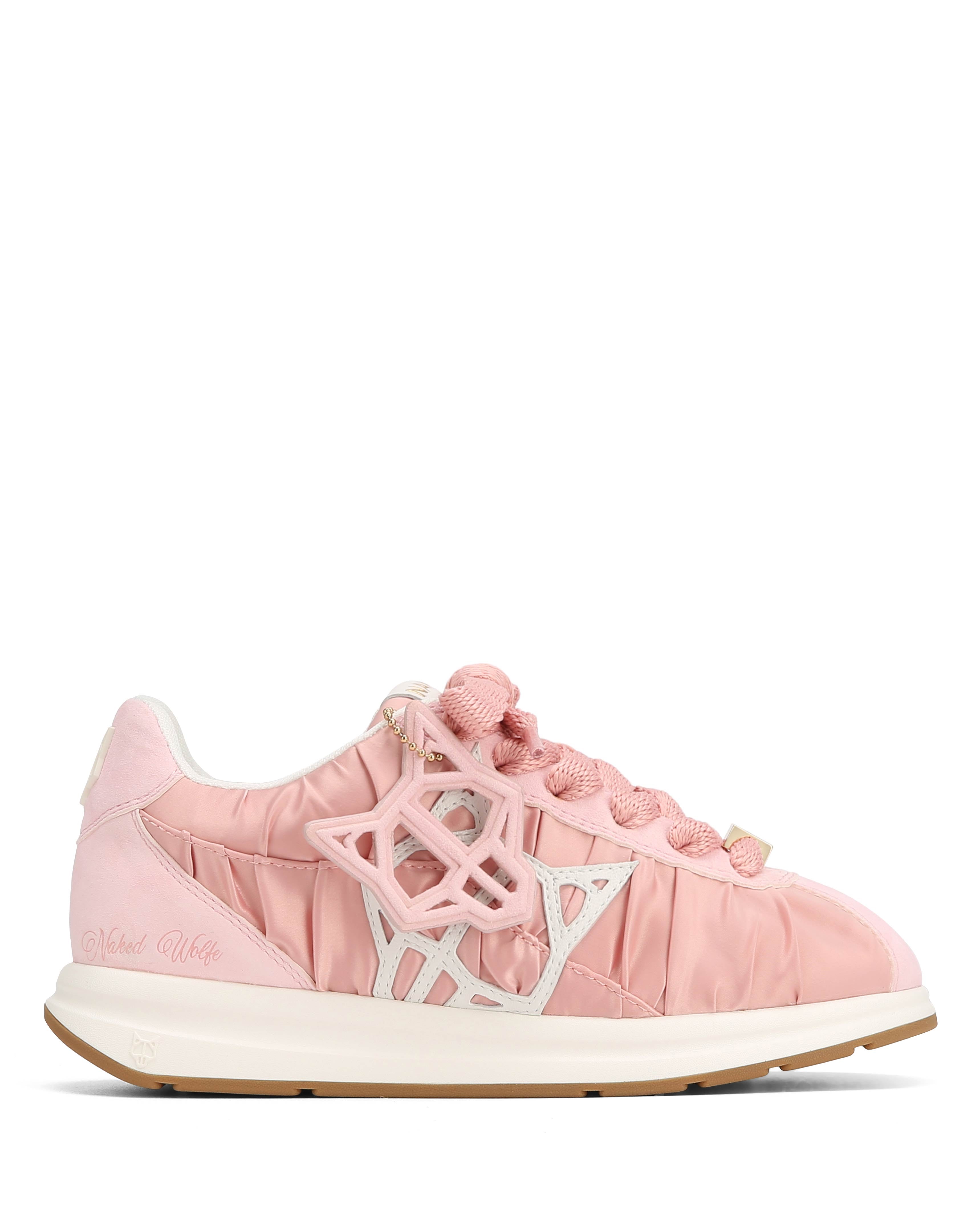 Expensed Pink Satin Scrunch