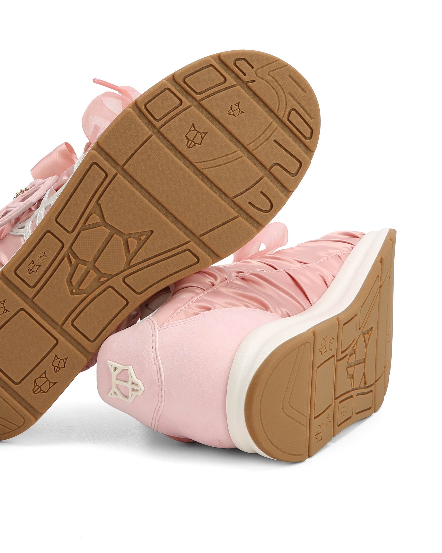 Expensed Pink Satin Scrunch