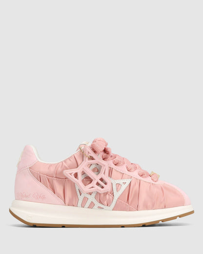 Expensed Pink Satin Scrunch