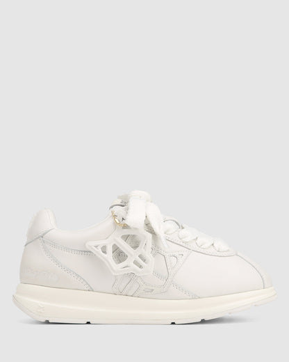 Expense White Leather