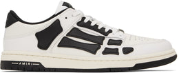 AMIRI Women White & Black Skel-Top Low Sneakers