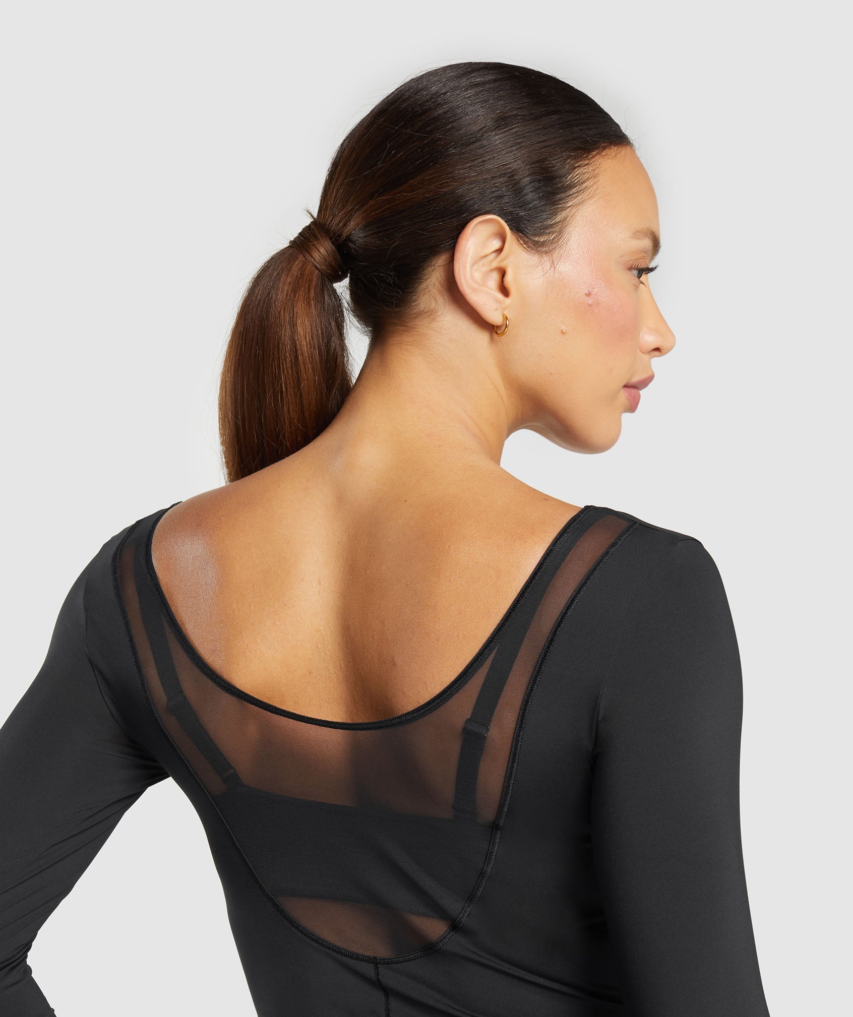 Gymshark Elevate Long Sleeve Top - Black