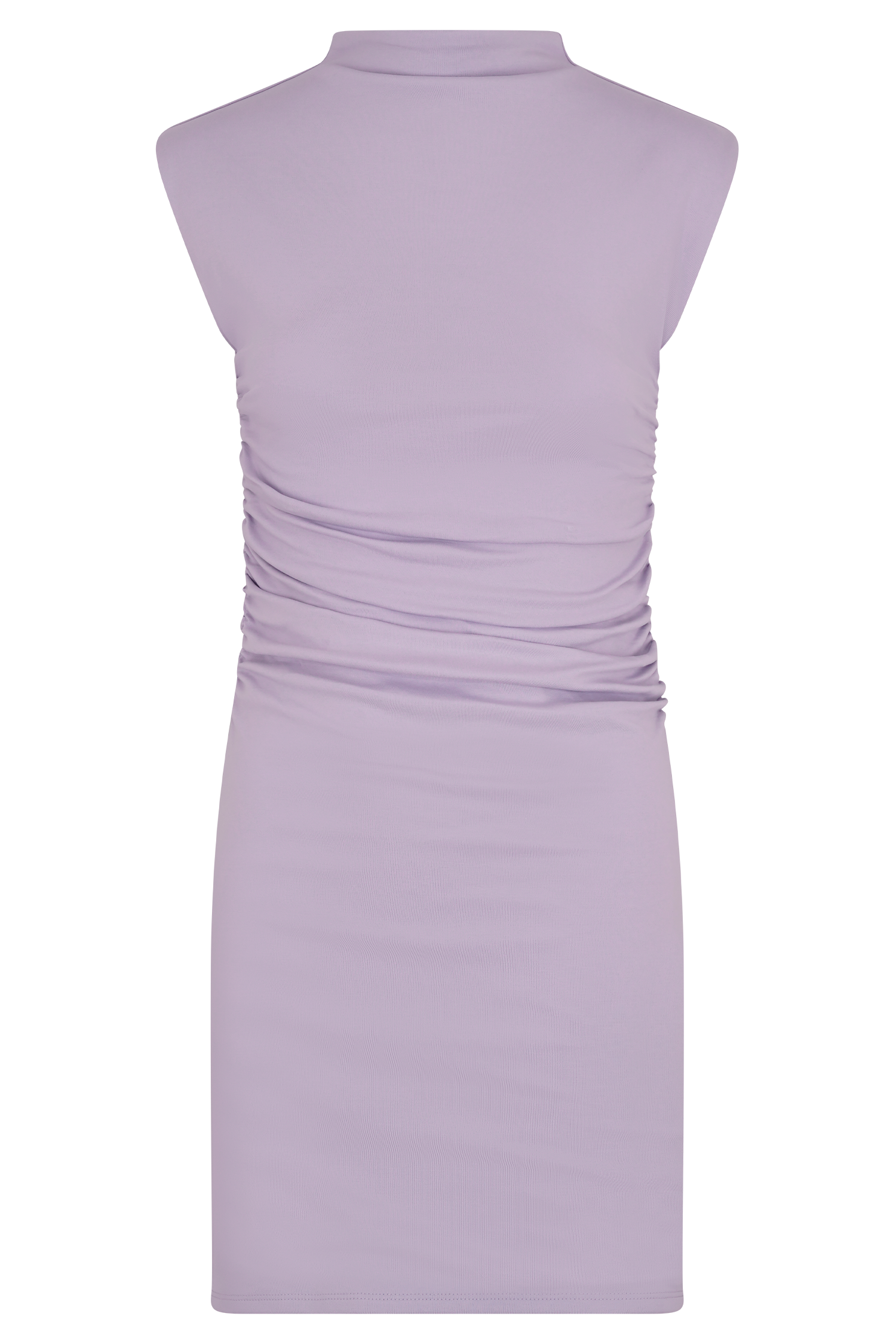 Elliot High Neck Sleeveless Mini Dress - Lilac