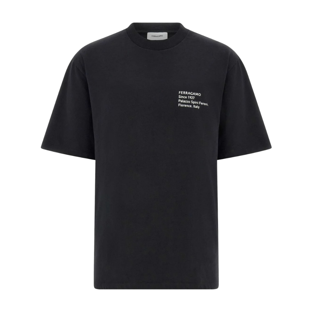 Ferragamo Printed Cotton T-Shirt