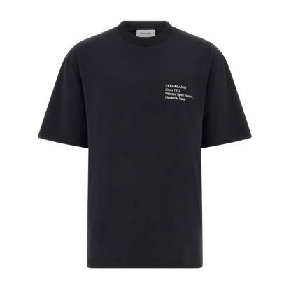 Ferragamo Printed Cotton T-Shirt