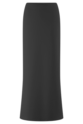 Eris Scuba Jersey Maxi Skirt - Black