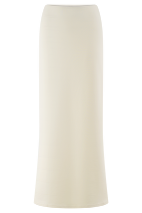 Eris Scuba Jersey Maxi Skirt - Ivory