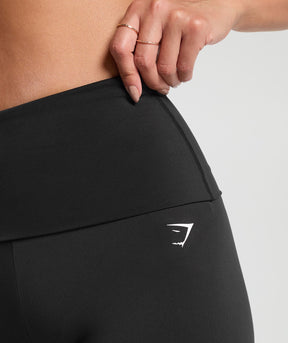 Gymshark Everyday Foldover Leggings - Black
