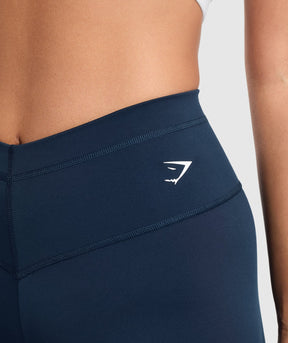 Gymshark Everyday Front V Waistband Shorts - Navy