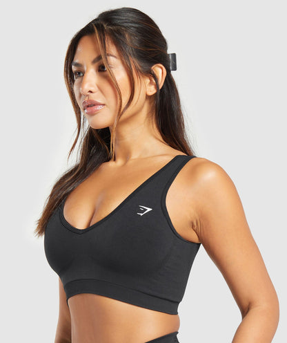 Gymshark Everyday Seamless Sports Bra - Black