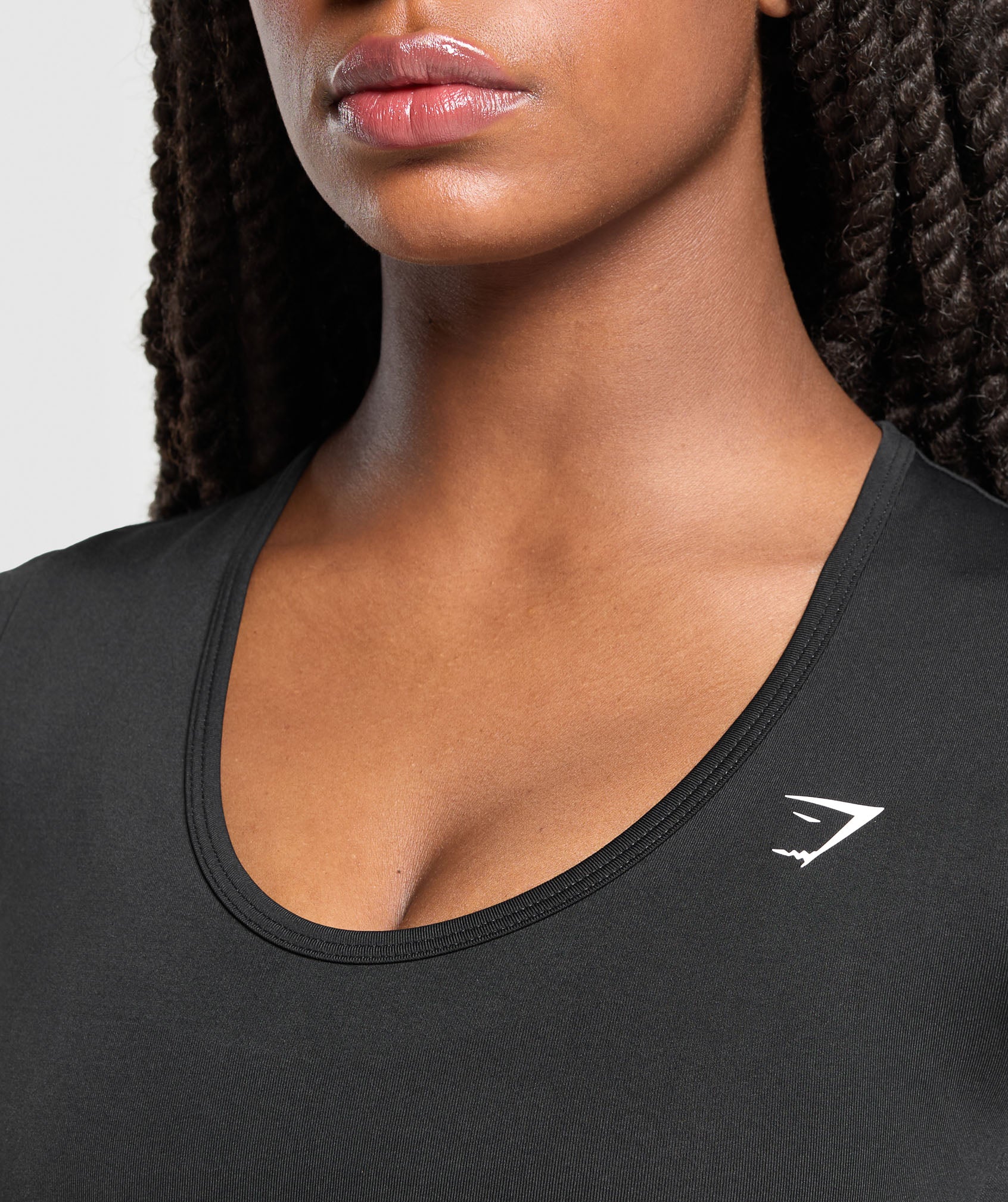 Gymshark Everyday Seamless Tight Fit Crew Neck Tee - Black
