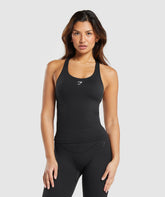 Gymshark Everyday Racer Back Tank With Shelf - Black