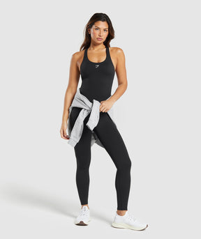 Gymshark Everyday Racer Back Tank With Shelf - Black
