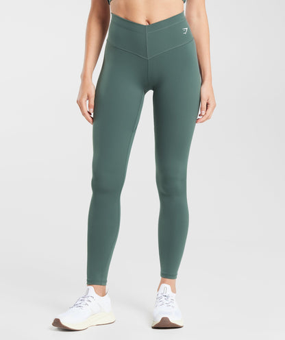 Gymshark Training V Waistband Leggings - Slate Teal