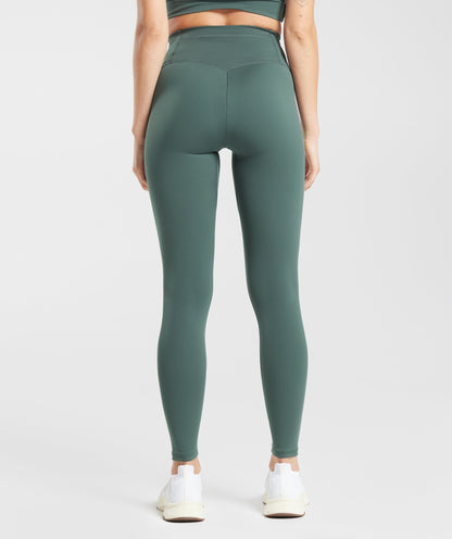 Gymshark Training V Waistband Leggings - Slate Teal