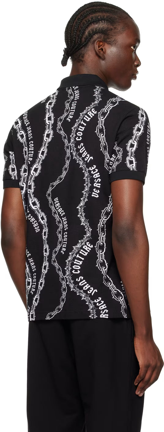 Black Chain Couture Polo