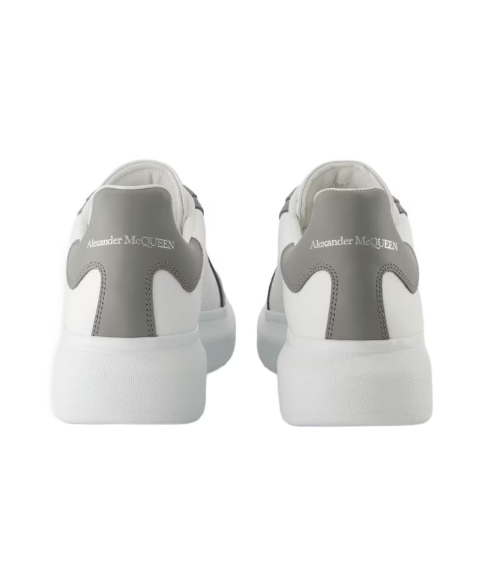 White Leather Oversized Sneakers