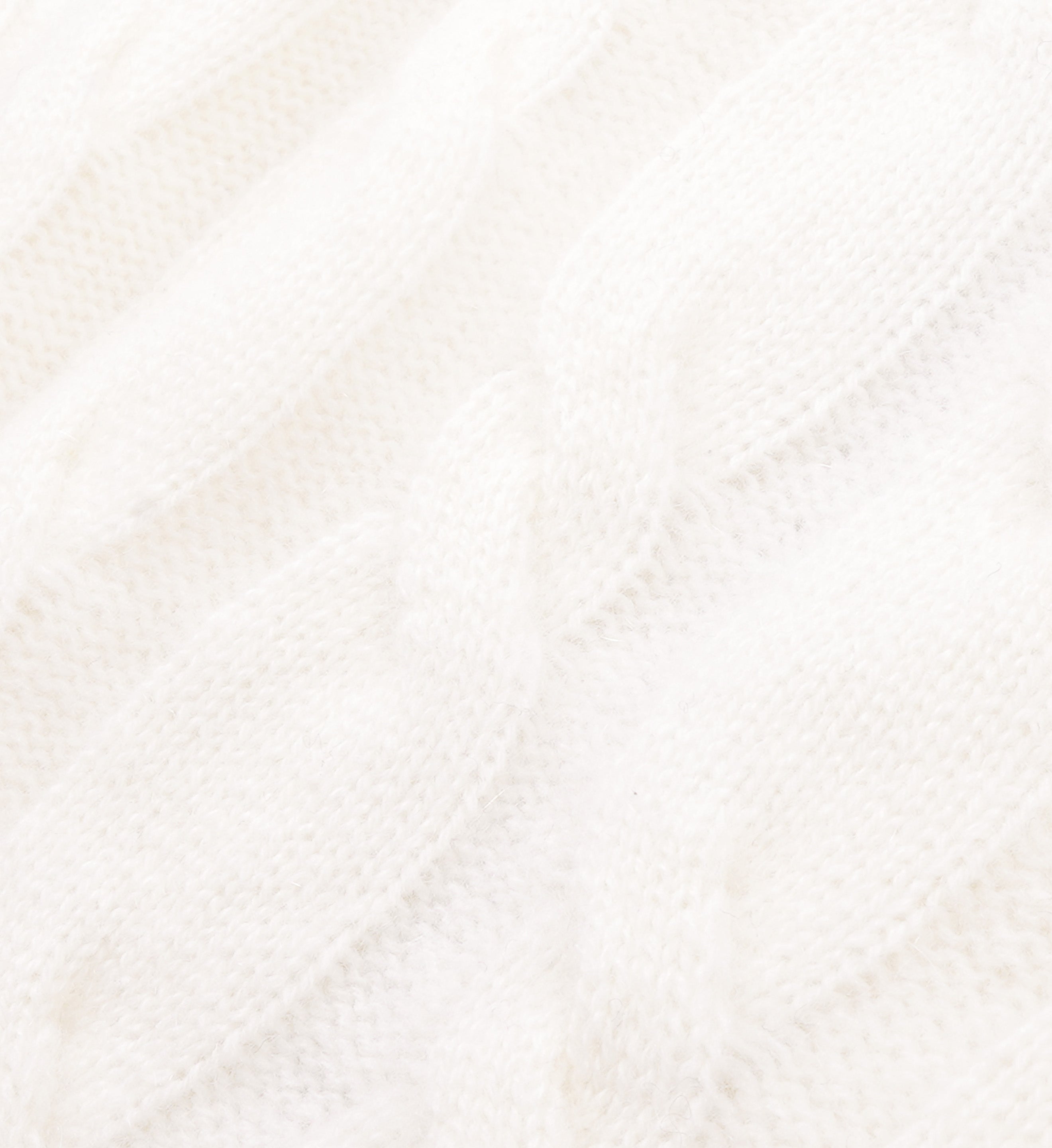 Faubourg Cableknit Wool Cashmere Pants - Cream/White