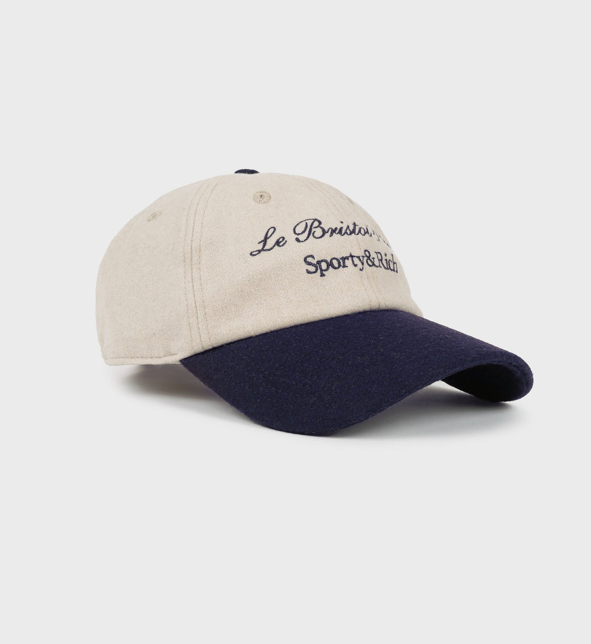 Faubourg Wool Hat - Cream/Navy