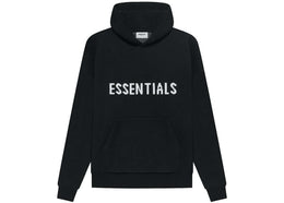 Essentials Knit Hoodie Black